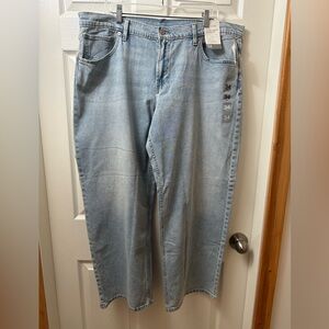 Mens Gap Denim 90’s Loose Wide Leg Baggy Jeans 34” Waist